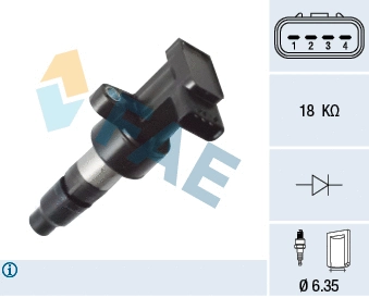 Bobine d'allumage FAE 80421
