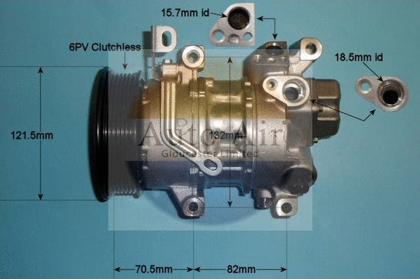 Compresseur, climatisation AUTO AIR GLOUCESTER 14-4446