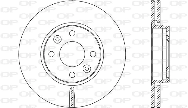 Disque de frein OPEN PARTS BDA2652.20