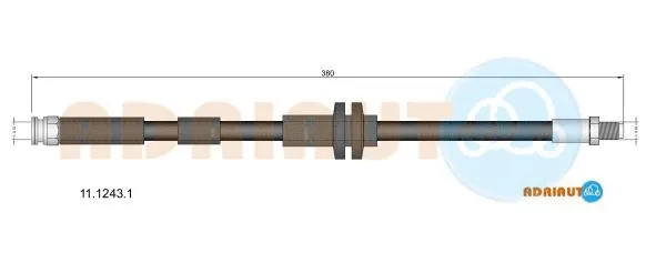 Flexible de frein ADRIAUTO 11.1243.1