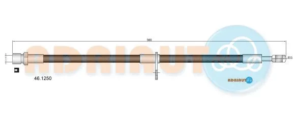 Flexible de frein ADRIAUTO 46.1250