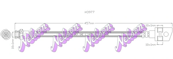 Flexible de frein KAWE H3977