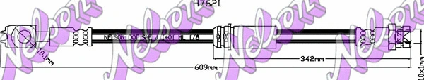 Flexible de frein KAWE H7621