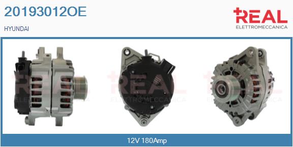 Alternateur REAL 20193012OE