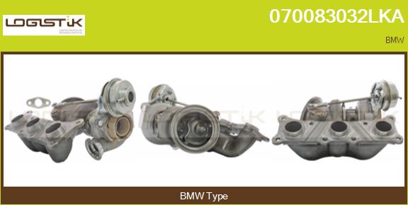 Turbocompresseur, suralimentation LGK 070083032LKA