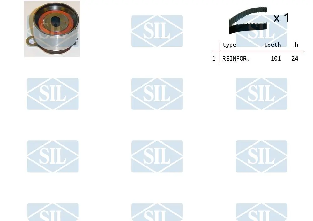 Kit de courroie crantée Saleri SIL TK1179