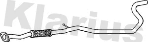 Tuyau d'échappement KLARIUS 160231