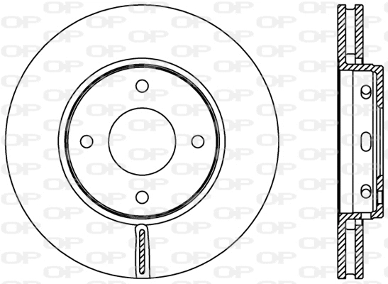 Disque de frein OPEN PARTS BDR2403.20