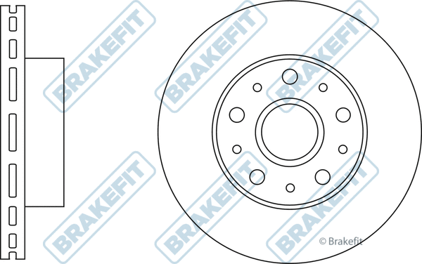 Disque de frein APEC SDK6857