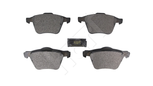 Kit de plaquettes de frein, frein à disque HART 261 855