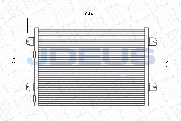 Condenseur, climatisation JDEUS M-7231280