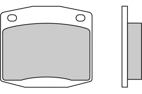Kit de plaquettes de frein, frein à disque E.T.F. 12-0116
