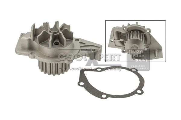 Pompe à eau, refroidissement du moteur BBR Automotive 027-60-07864