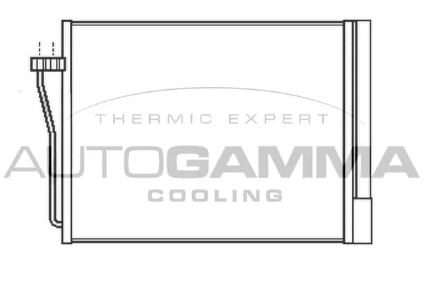 Condenseur, climatisation AUTOGAMMA 105537