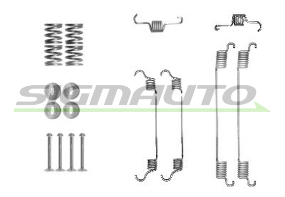 Kit d'accessoires, mâchoire de frein SIGMAUTO SK0034