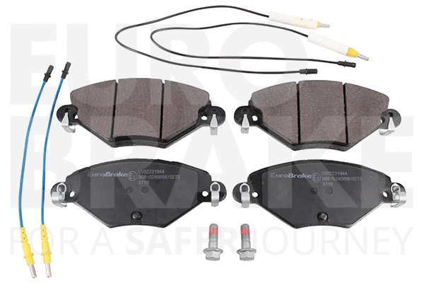 Kit de plaquettes de frein, frein à disque EUROBRAKE 5502221944