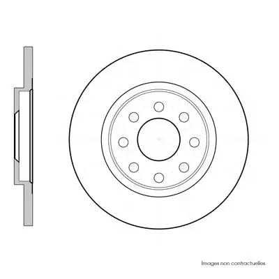 Disque de frein Technika 756002