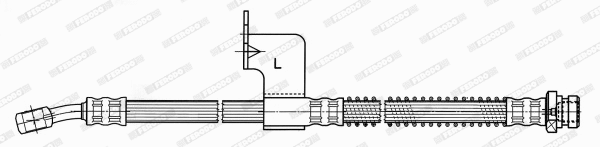 Flexible de frein FERODO FHY3169