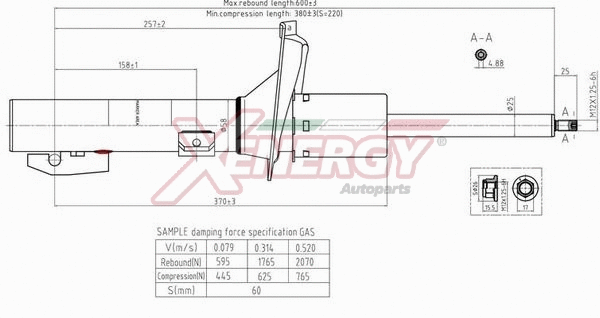 Amortisseur AP XENERGY X819335