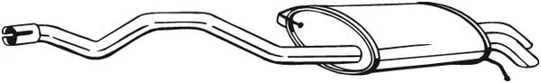 Silencieux arrière BOSAL 286-485