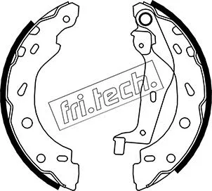 Jeu de mâchoires de frein fri.tech. 1052.124