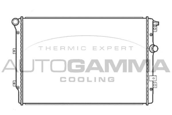 Radiateur, refroidissement du moteur AUTOGAMMA 107117