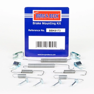 Kit d'accessoires, mâchoire de frein BORG & BECK BBK6173
