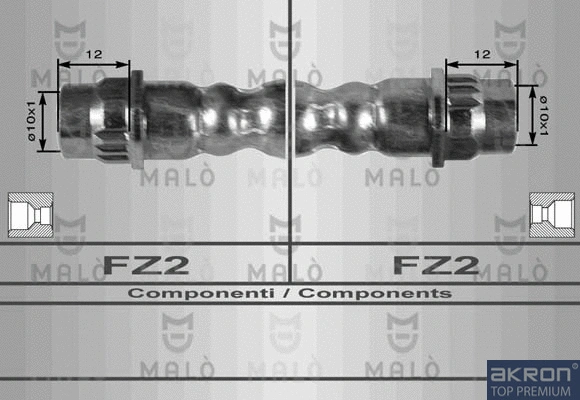Flexible de frein AKRON-MALÒ 8637
