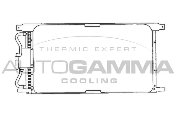 Condenseur, climatisation AUTOGAMMA 102666