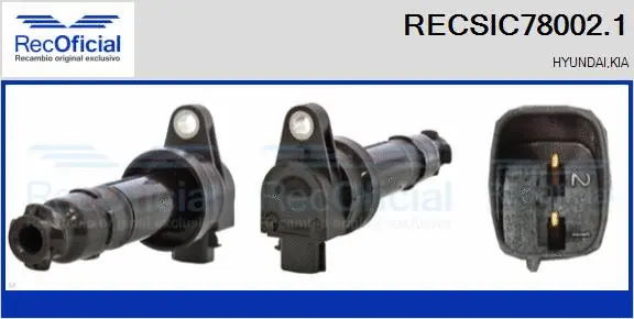 Bobine d'allumage RECOFICIAL RECSIC78002.1