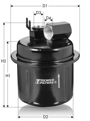 Filtre à carburant TECNECO FILTERS IN27