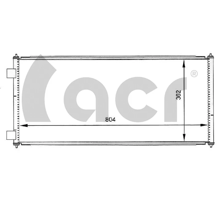Condenseur, climatisation ACR 300063