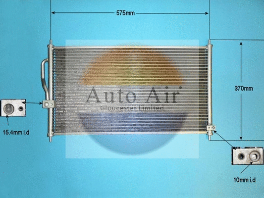 Condenseur, climatisation AUTO AIR GLOUCESTER 16-1142