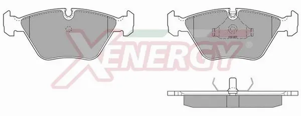 Kit de plaquettes de frein, frein à disque AP XENERGY X40309