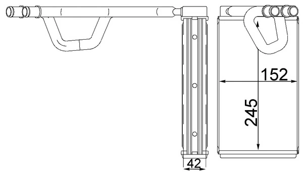 Système de chauffage MAHLE AH 232 000S