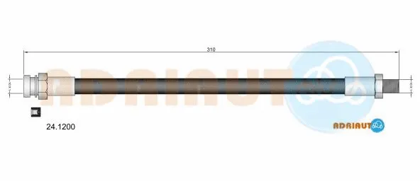 Flexible de frein ADRIAUTO 24.1200