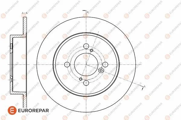 Disque de frein EUROREPAR 1618886380