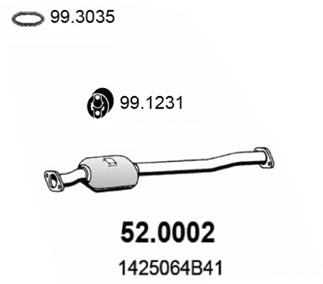Catalyseur ASSO 52.0002