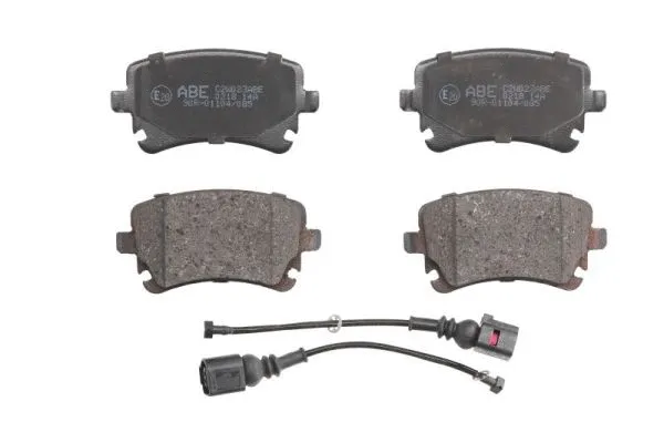 Kit de plaquettes de frein, frein à disque ABE C2W023ABE