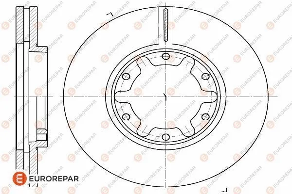 Disque de frein EUROREPAR 1622810280