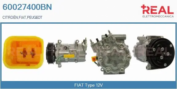 Compresseur, climatisation REAL 60027400BN
