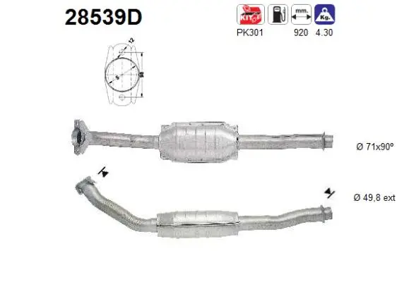 Catalyseur AS 28539D