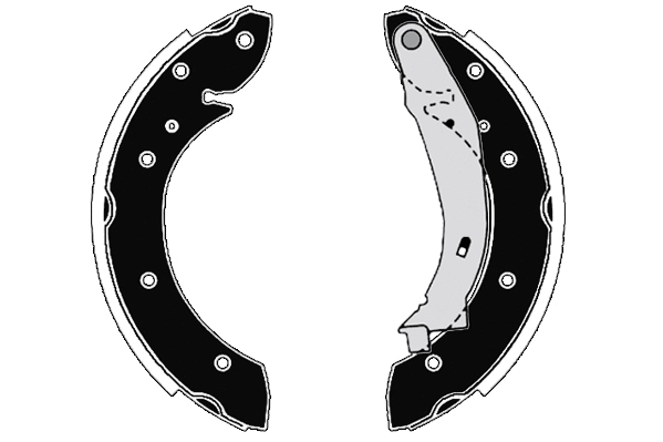 Jeu de mâchoires de frein RAICAM RA27331