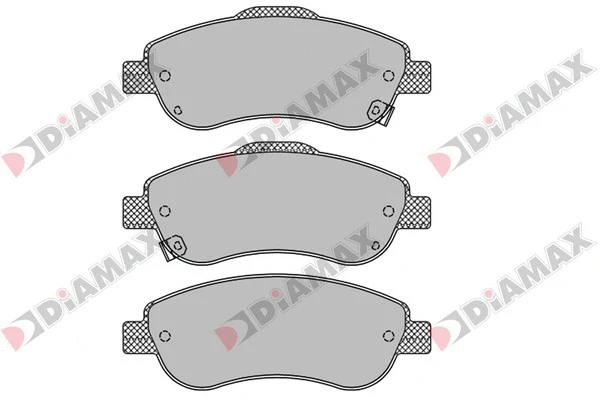 Kit de plaquettes de frein, frein à disque DIAMAX N09450