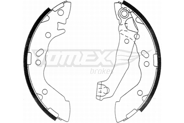 Jeu de mâchoires de frein TOMEX Brakes TX 21-14