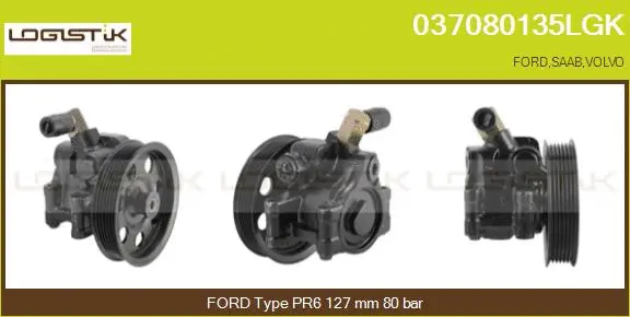 Pompe hydraulique, direction LGK 037080135LGK