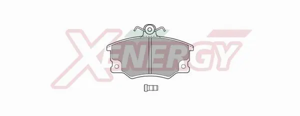 Kit de plaquettes de frein, frein à disque AP XENERGY X40180