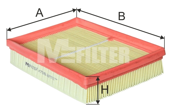 Filtre à air MFILTER K 7076