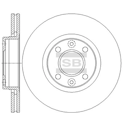 Disque de frein Hi-Q SD3069