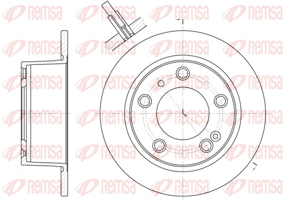 Disque de frein REMSA 6020.00
